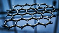 A model showing the hexagonal structure of graphene © Matthew Lloyd/Bloomberg via Getty Images