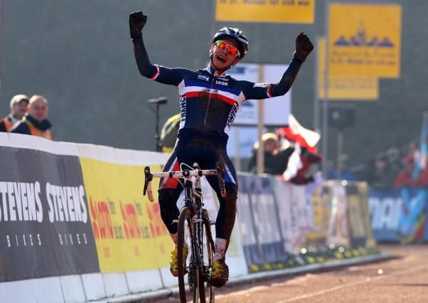 Cl&eacute;ment Venturini (France) celebrates in style