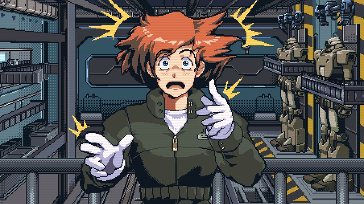 Stories From Sol: The Gun-Dog, &#039;80s anime style pixel art