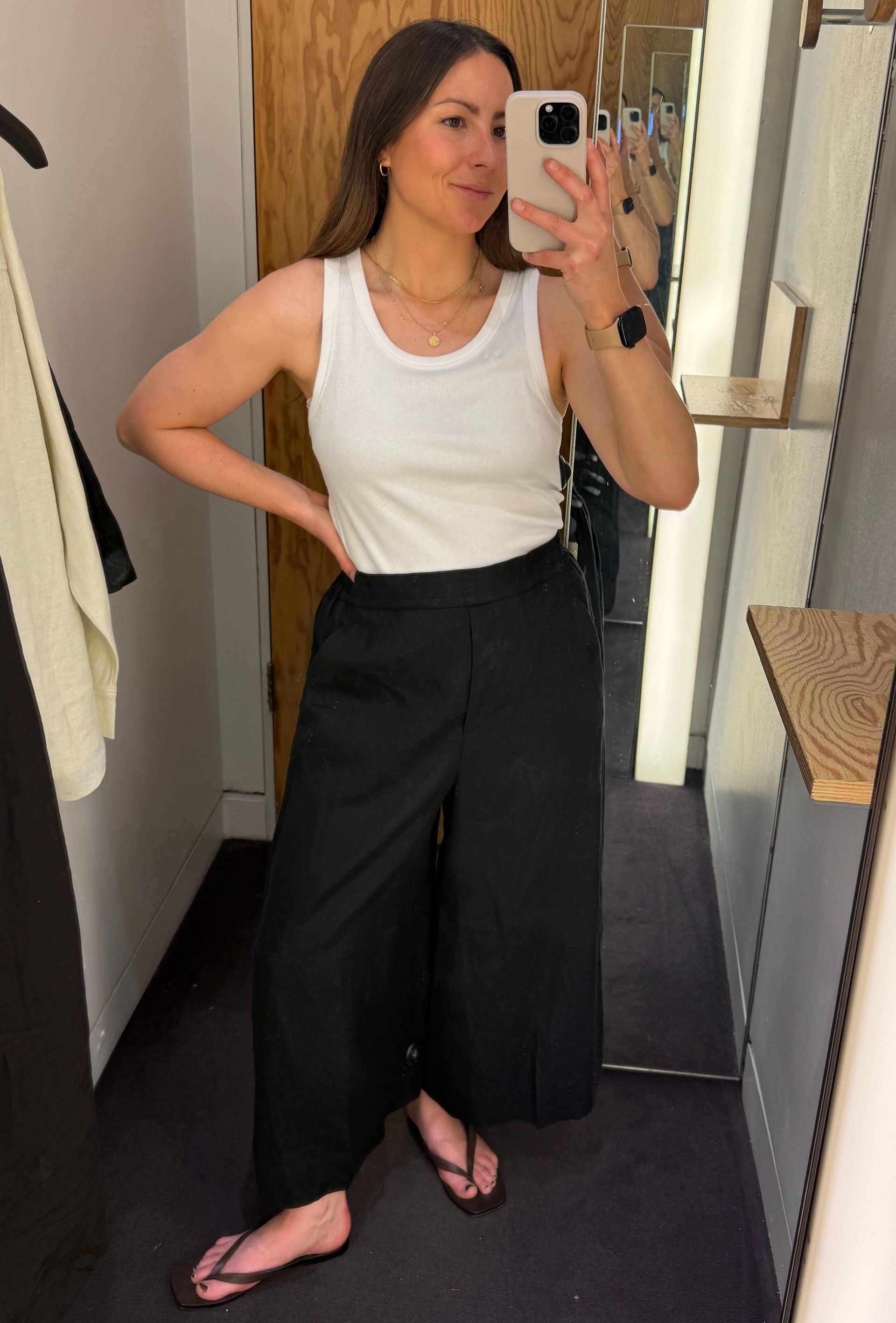 COS linen trousers