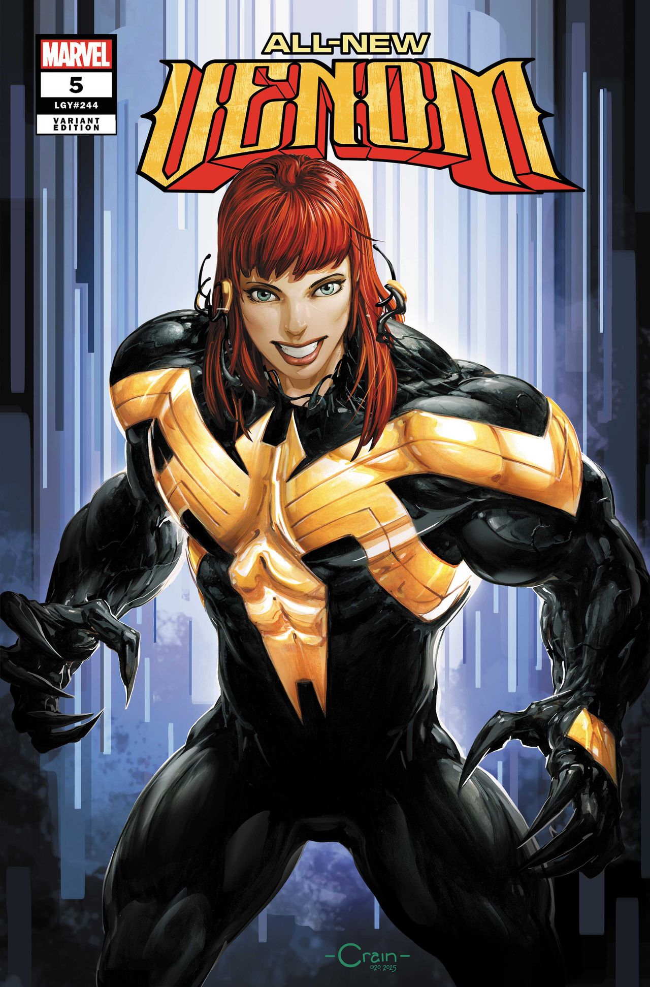 Marvel Comics All-New Venom covers featuring Mary Jane Watson as the all-new Venom