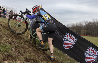 The Riverside Park course for the 2022 USA Cycling Cyclocross National Championships was blanketed with mud for the opening two days