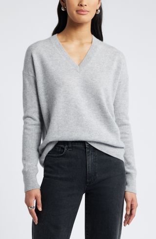 Nordstrom, V-Neck Cashmere Sweater