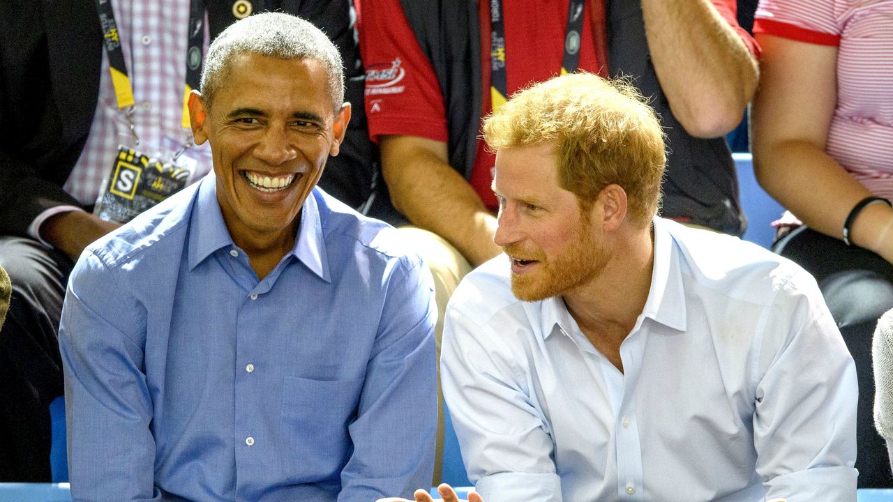 Prince Harry and Barack Obama