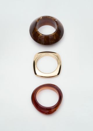 Pack of 3 Combined Resin Bracelets - Women | Mango United Kingdom