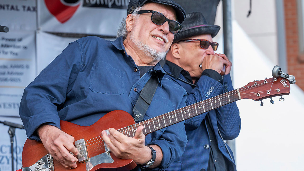 COLORADO SPRINGS, COLORADO - OCTOBER 01: Bob Margolin and Al Chesis performed at the 2nd Blues on the Mesa festival at Gold Hill Mesa in Colorado Springs, Colorado Springs on October 01, 2022. (Photo by Larry Hulst/Michael Ochs Archives/Getty Images)