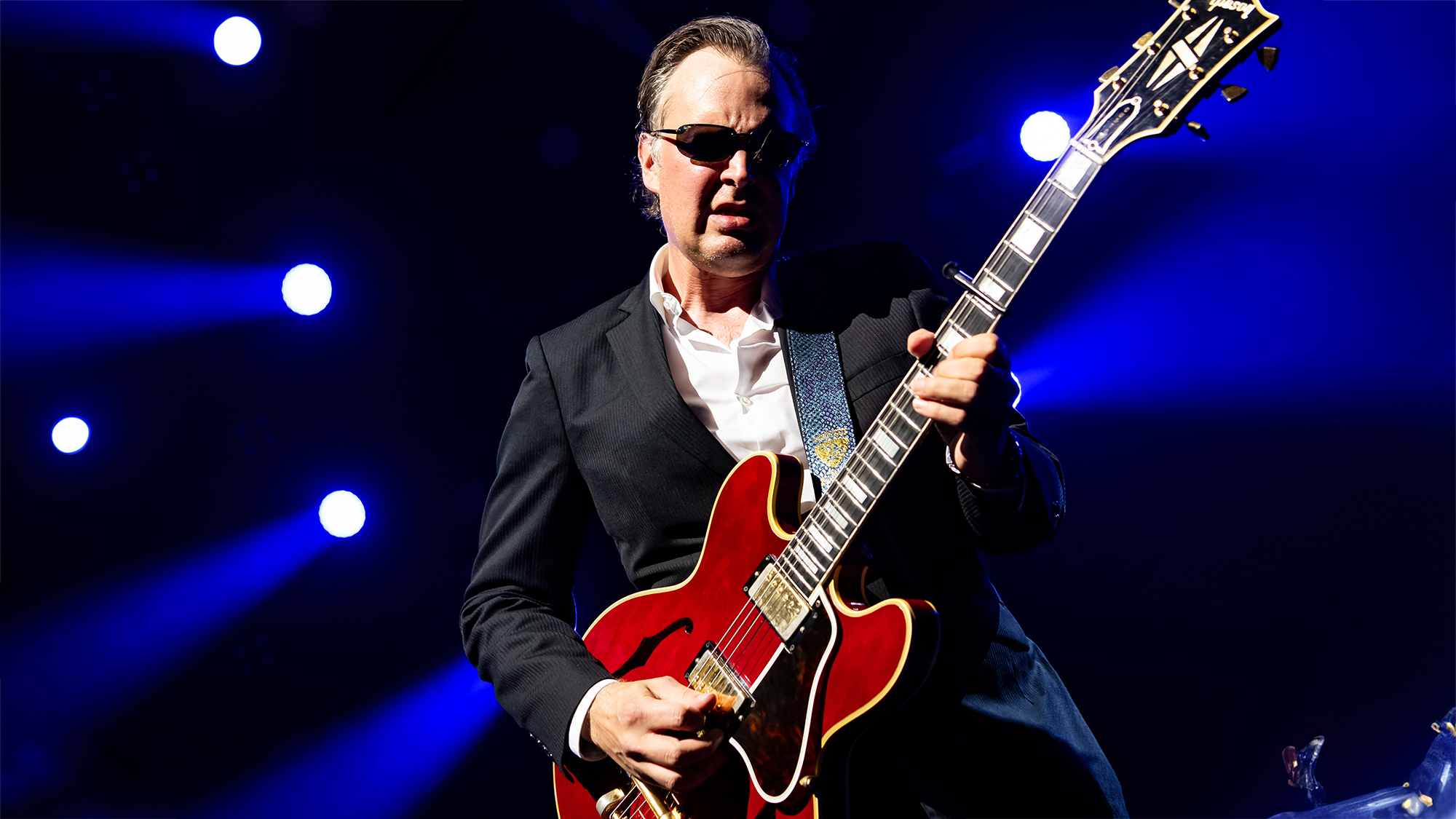 Joe Bonamassa au Montreux Jazz Festival le 14 juillet 2023.