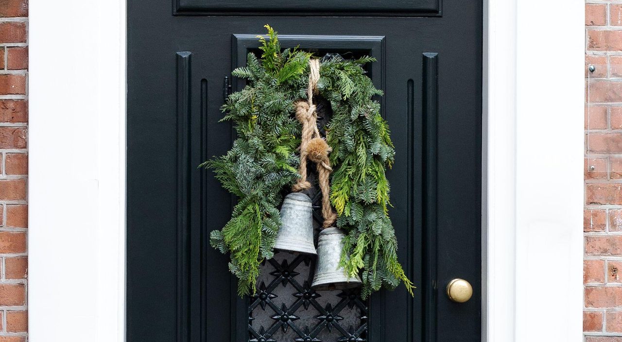 Christmas door decoration