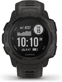 Garmin Instinct: $249 $168 @ Amazon
The Rugged GPS-enabled Instinct monitors your vitals (heart rate, fitness levels) and, thanks to trackback, can help you navigate back to your original starting point.