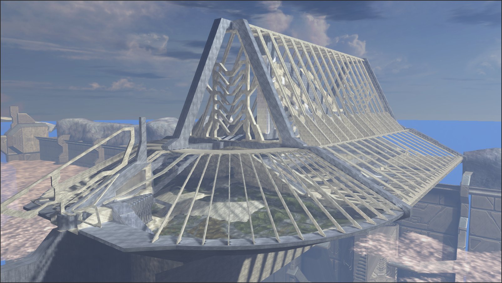 The cut Halo 3 level Forerunner City.