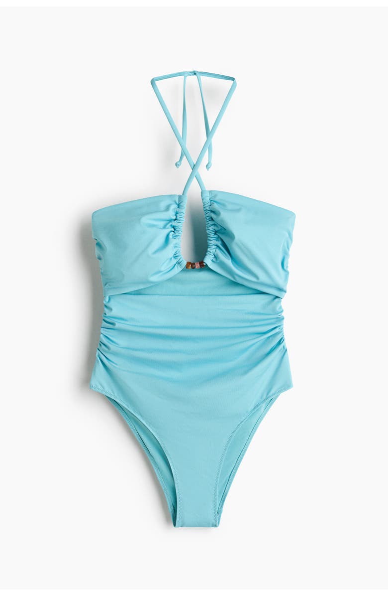 Padded-Cup Cut-Out Swimsuit