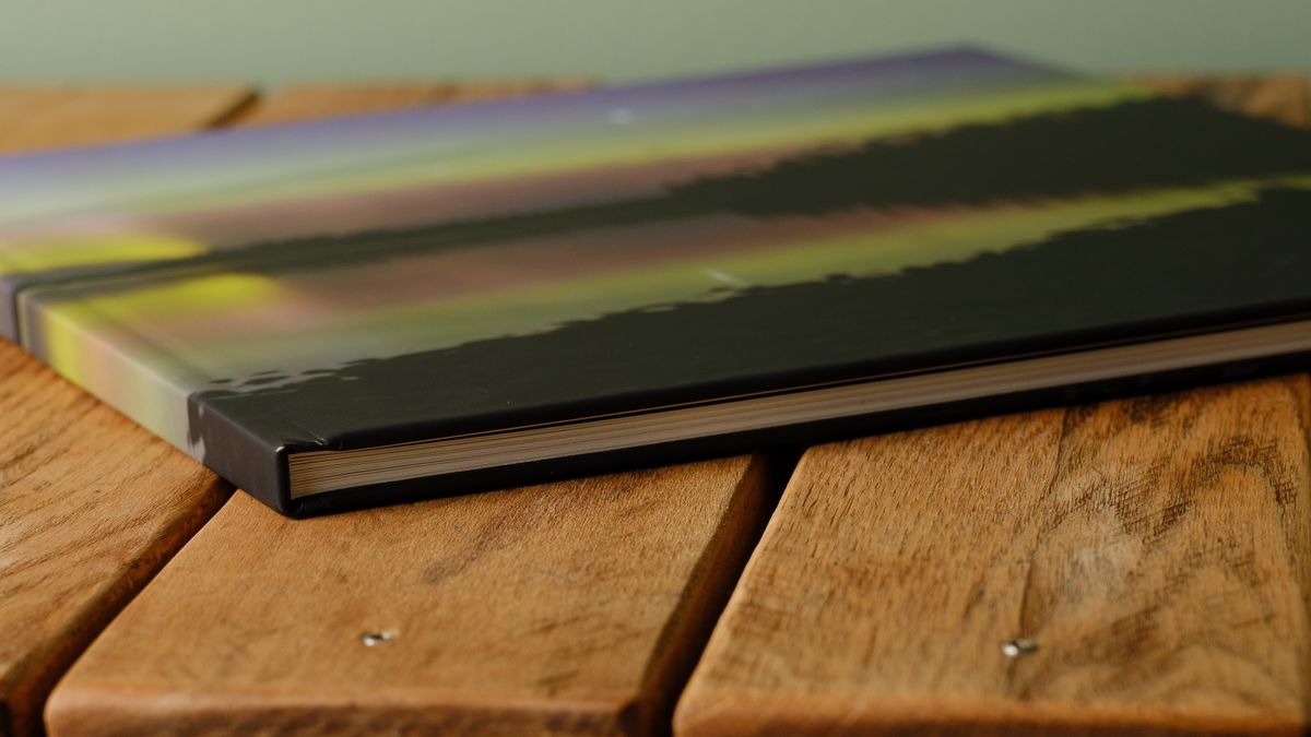 Photo books from Saal on a desktop