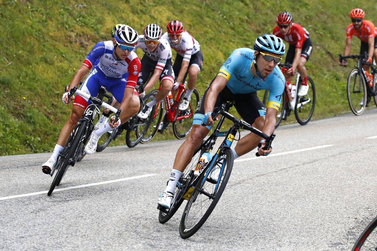 Omar Fraile was one of three Astana riders in the break