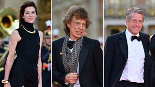 Charlotte Gainsbourg, Mick Jagger and Hugh Grant at Versailles