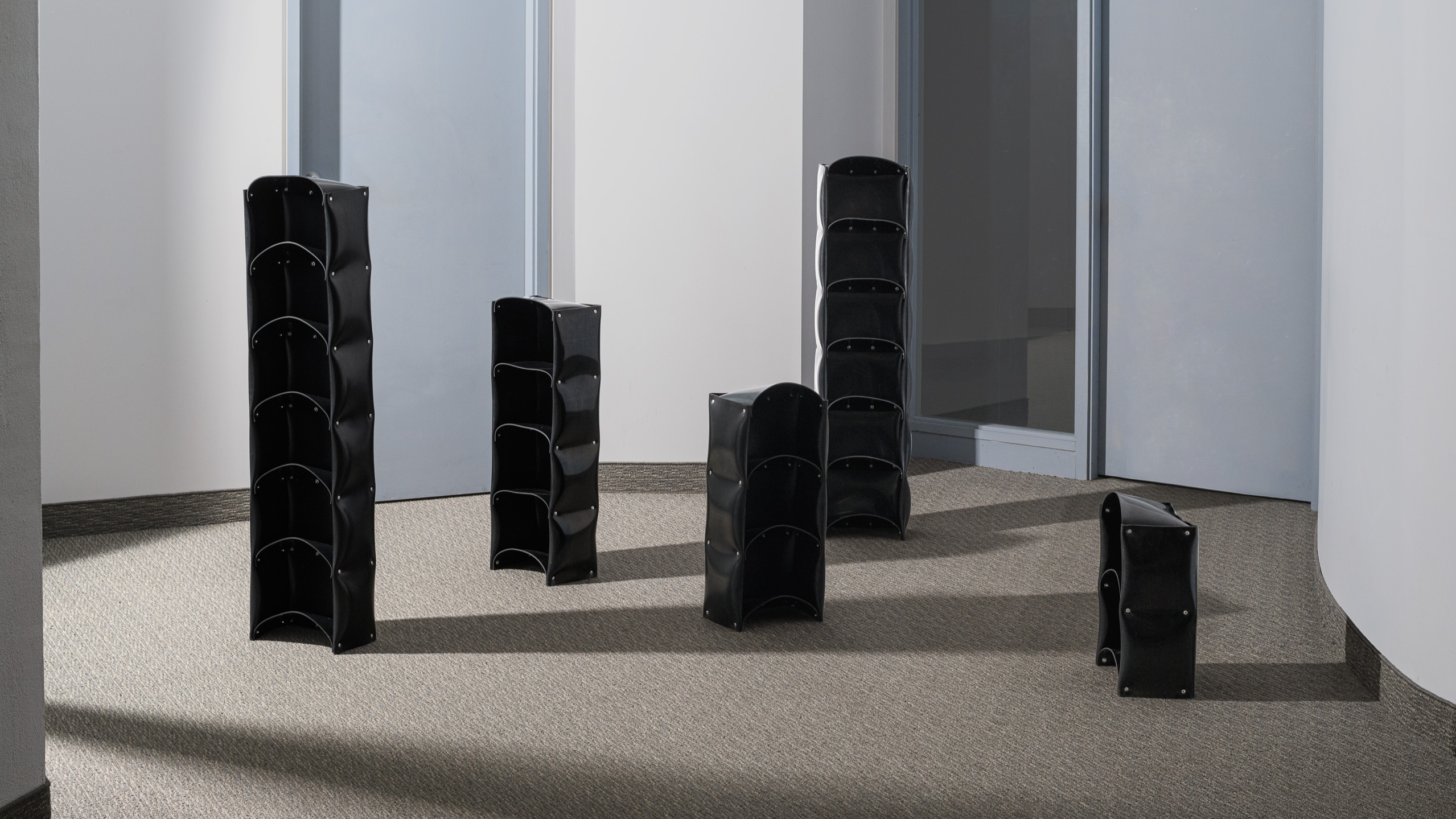 Black rubber furniture