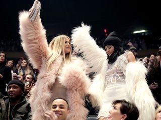 Khloe Kardashian & Kylie Jenner At New York Fashion Week