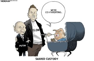 Political cartoon