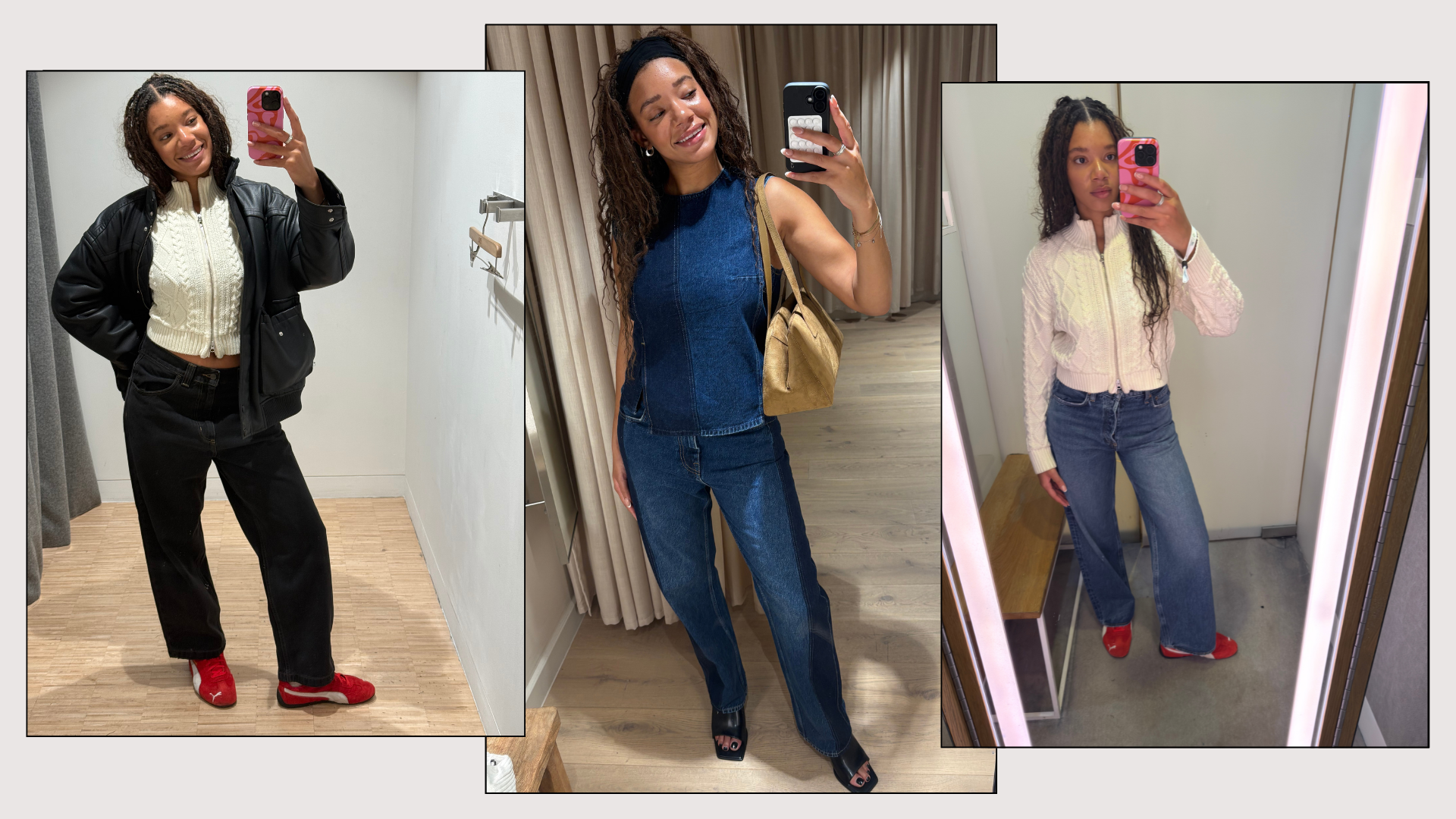 Fashion editor Imani-Nia Francis-Tsolaki wears the best baggy jeans