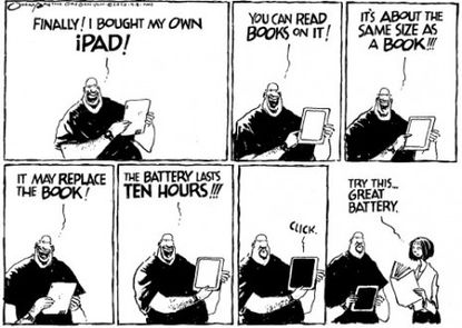 An e-reader with endless battery life