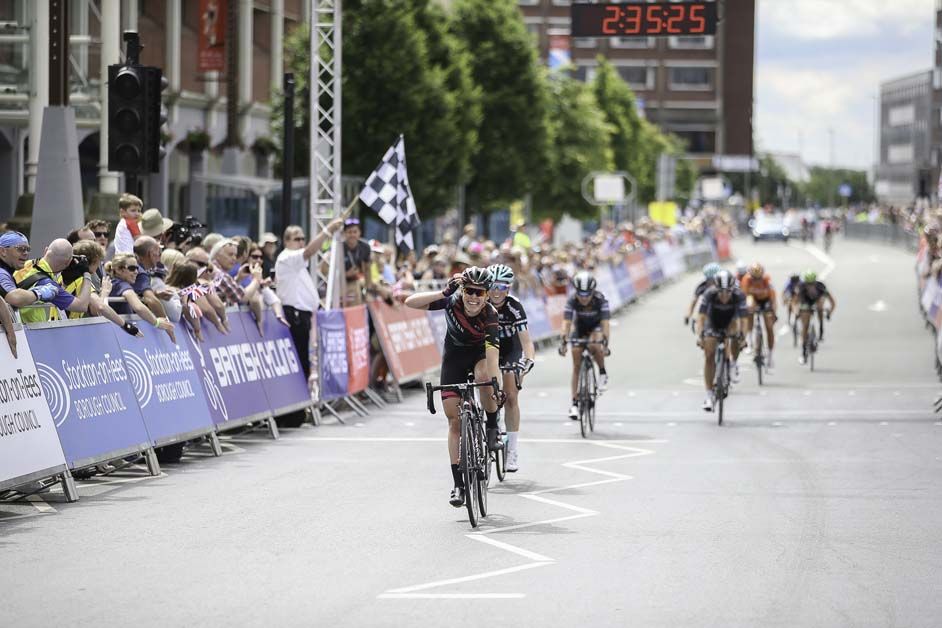 Hannah Barnes is the new British road race champion