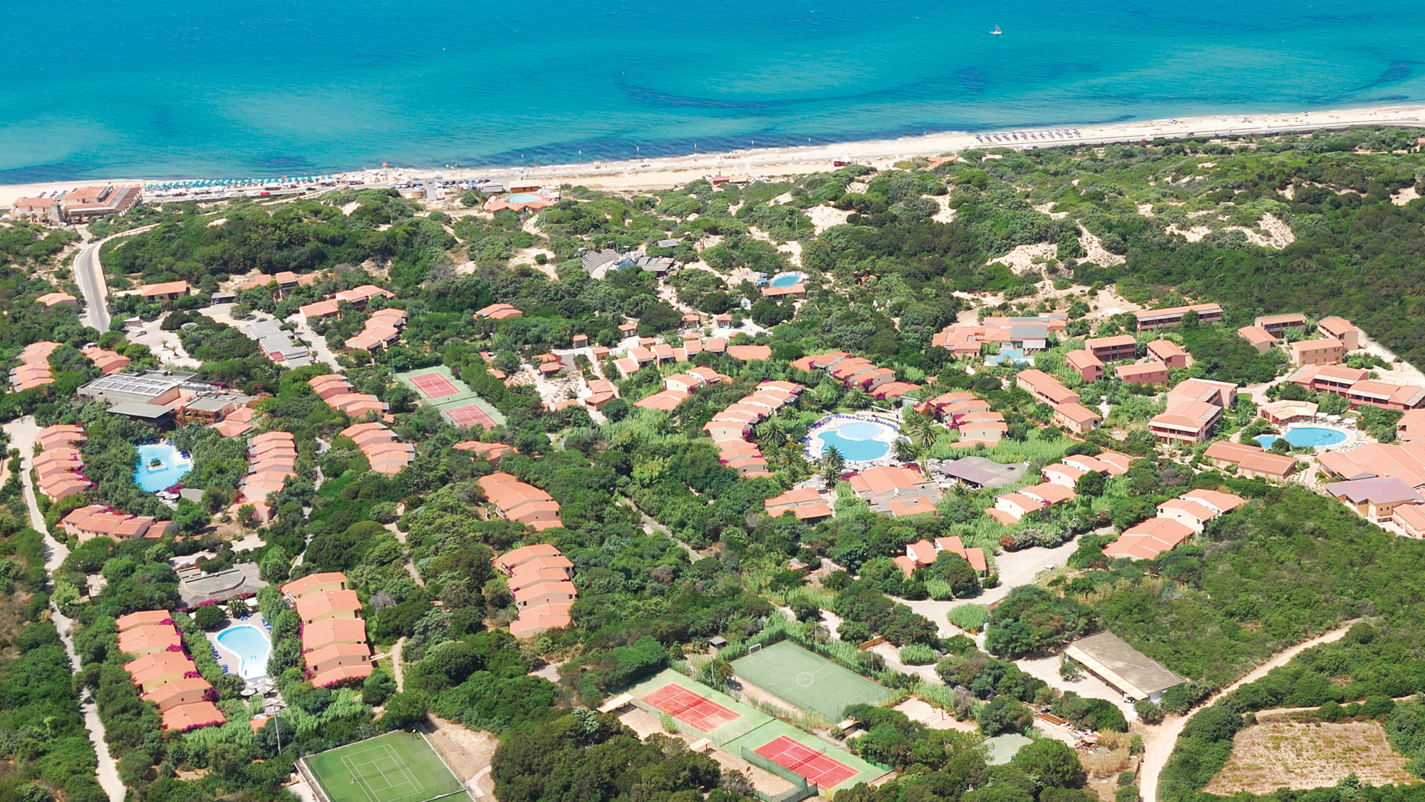 Hotel La Duna Bianca panoramic shot