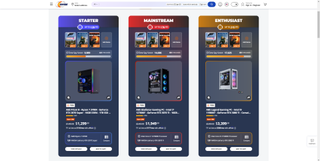 Newegg Gaming PC Finder Results
