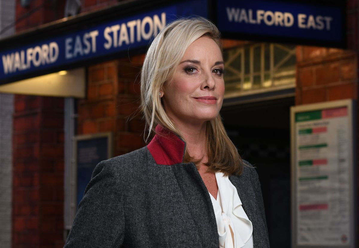 EastEnders Mel Owen, played by Tamzin Outhwaite