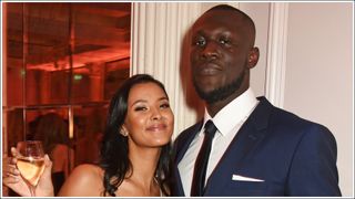 Maya Jama (L) and Stormzy attend the Elle Style Awards 2017 on February 13, 2017 in London, England.