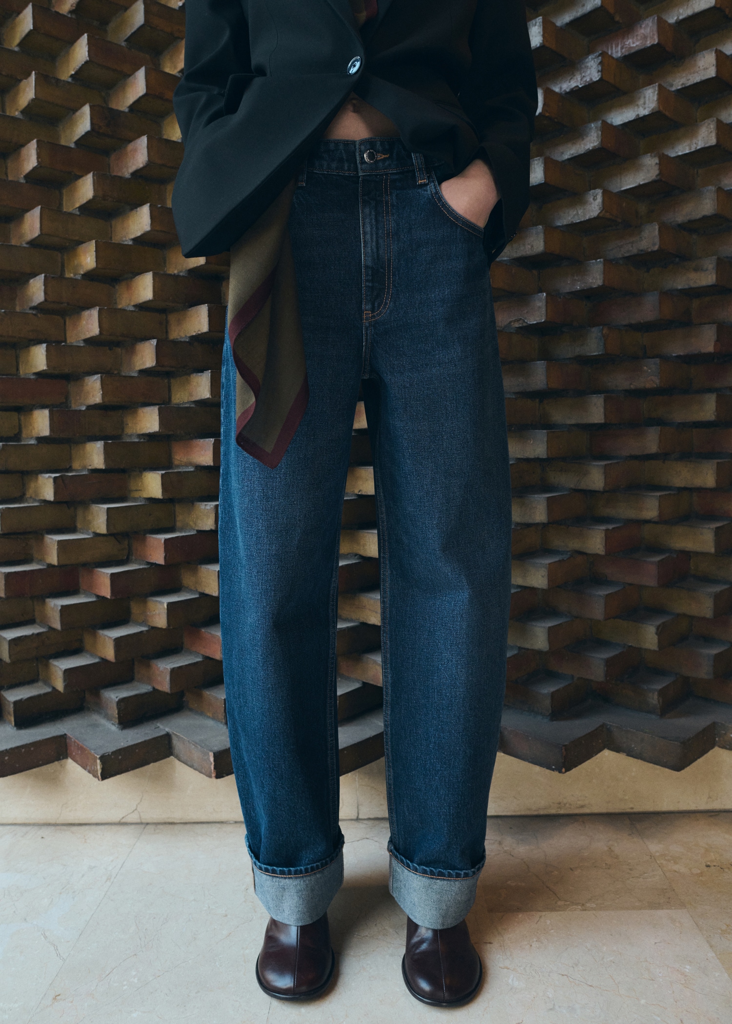 Balloon Jeans With Rolled-Up Hem - Women | Mango United Kingdom