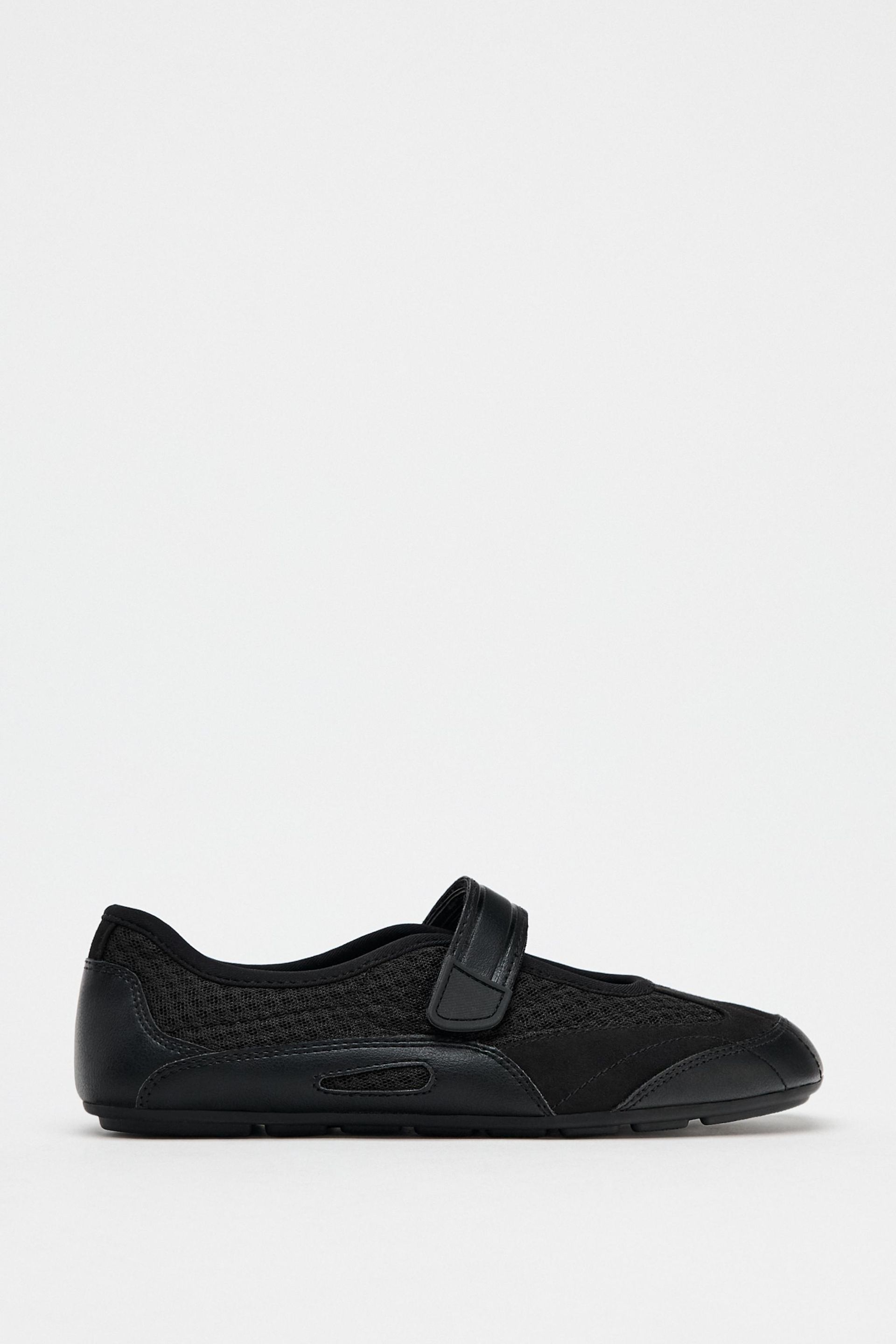 Mesh Mary Jane Sneakers