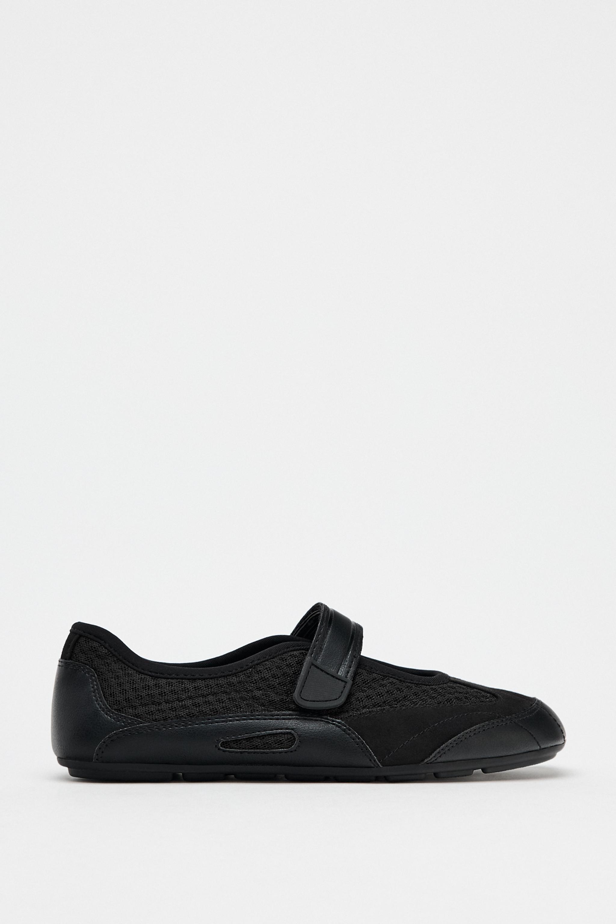 Mesh Mary Jane Sneakers