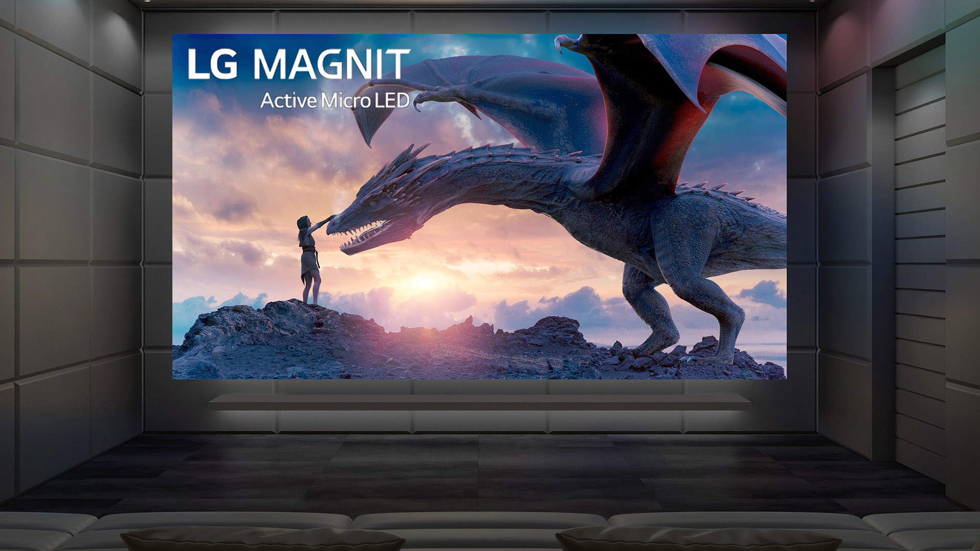 LG Magnit Active Micro LED TV lifestyle image