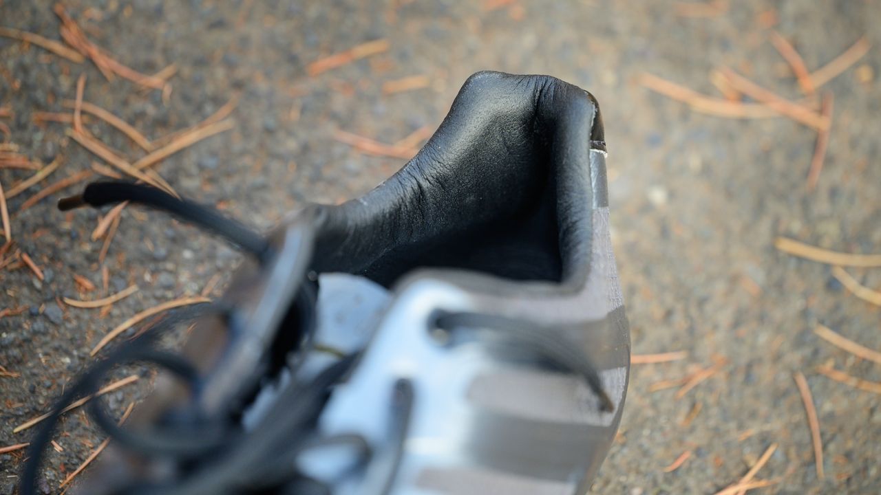 2020 Giro Empire SLX inside of heel