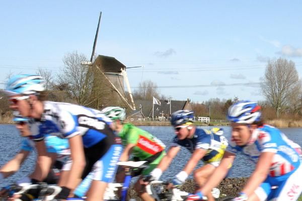 A Dutch race wouldn't be complete without a windmill...