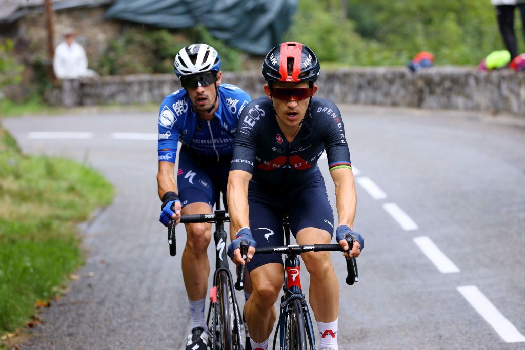 SAINTGAUDENS FRANCE JULY 13 Micha Kwiatkowski of Poland and Team INEOS Grenadiers in breakaway during the 108th Tour de France 2021 Stage 16 a 169km stage from Pas de la Casa to SaintGaudens LeTour TDF2021 on July 13 2021 in SaintGaudens France Photo by Tim de WaeleGetty Images