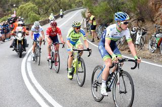 Simon Clarke escapes on stage two of the 2015 Tour Down Under