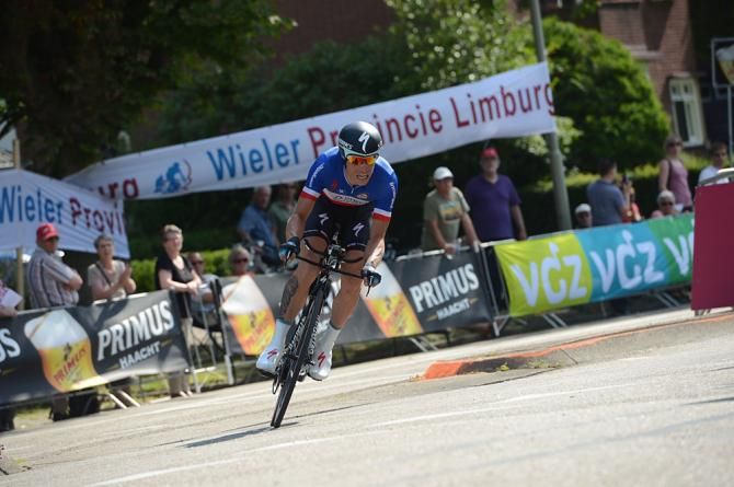Sylvain Chavanel (Omega Pharma Quick Step) on his way to a stage win