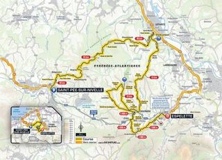 2018 Tour de France stage 20 map