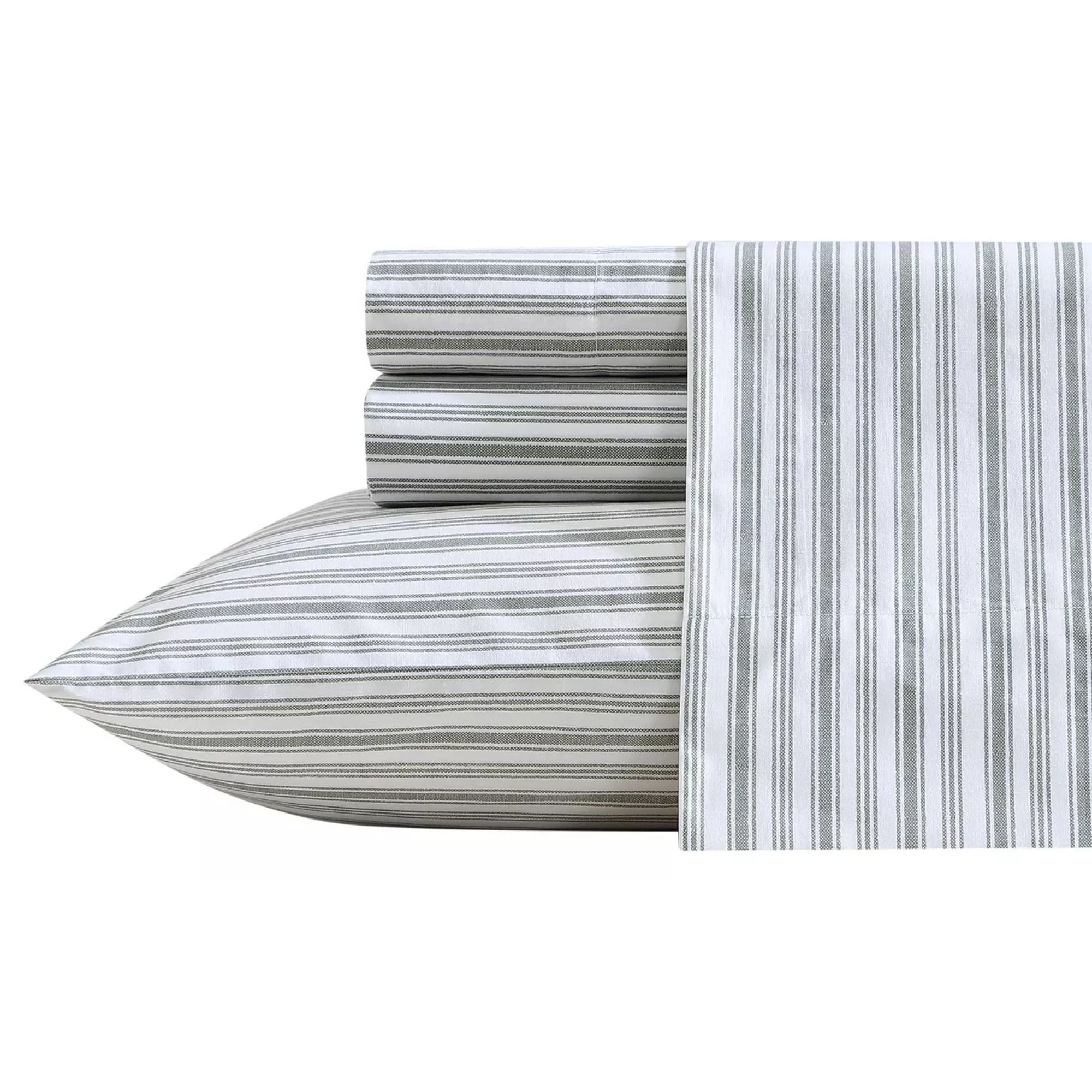 Macy's striped pillowcases