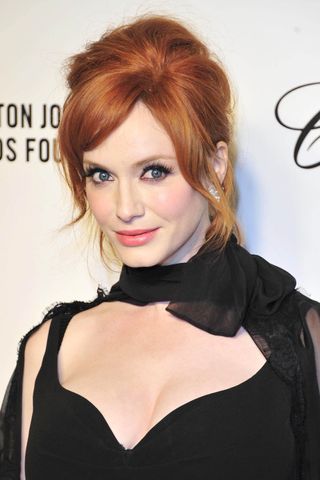 Christina Hendricks's Beauty Look At The Oscars After Parties