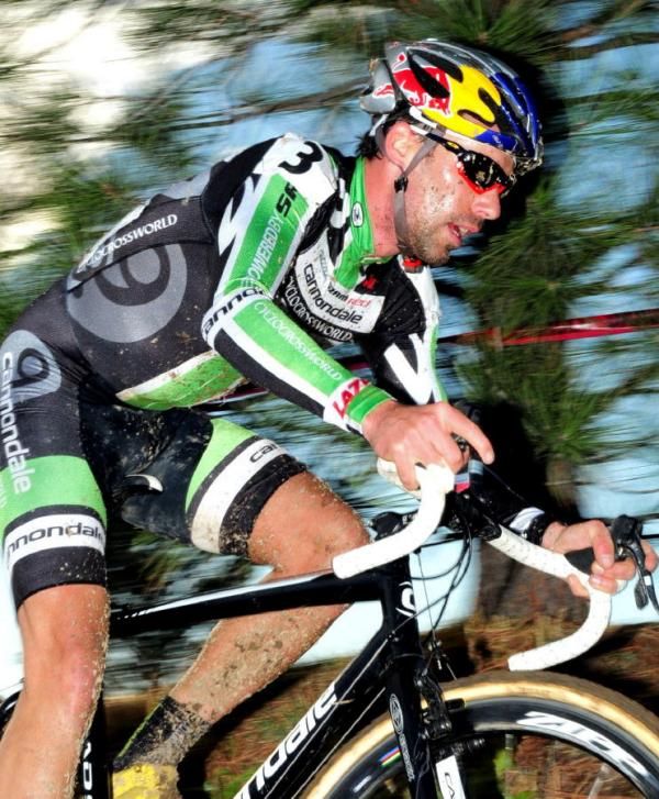 Tim Johnson (Cannondale-Cyclocrossworld.com) riding to another win