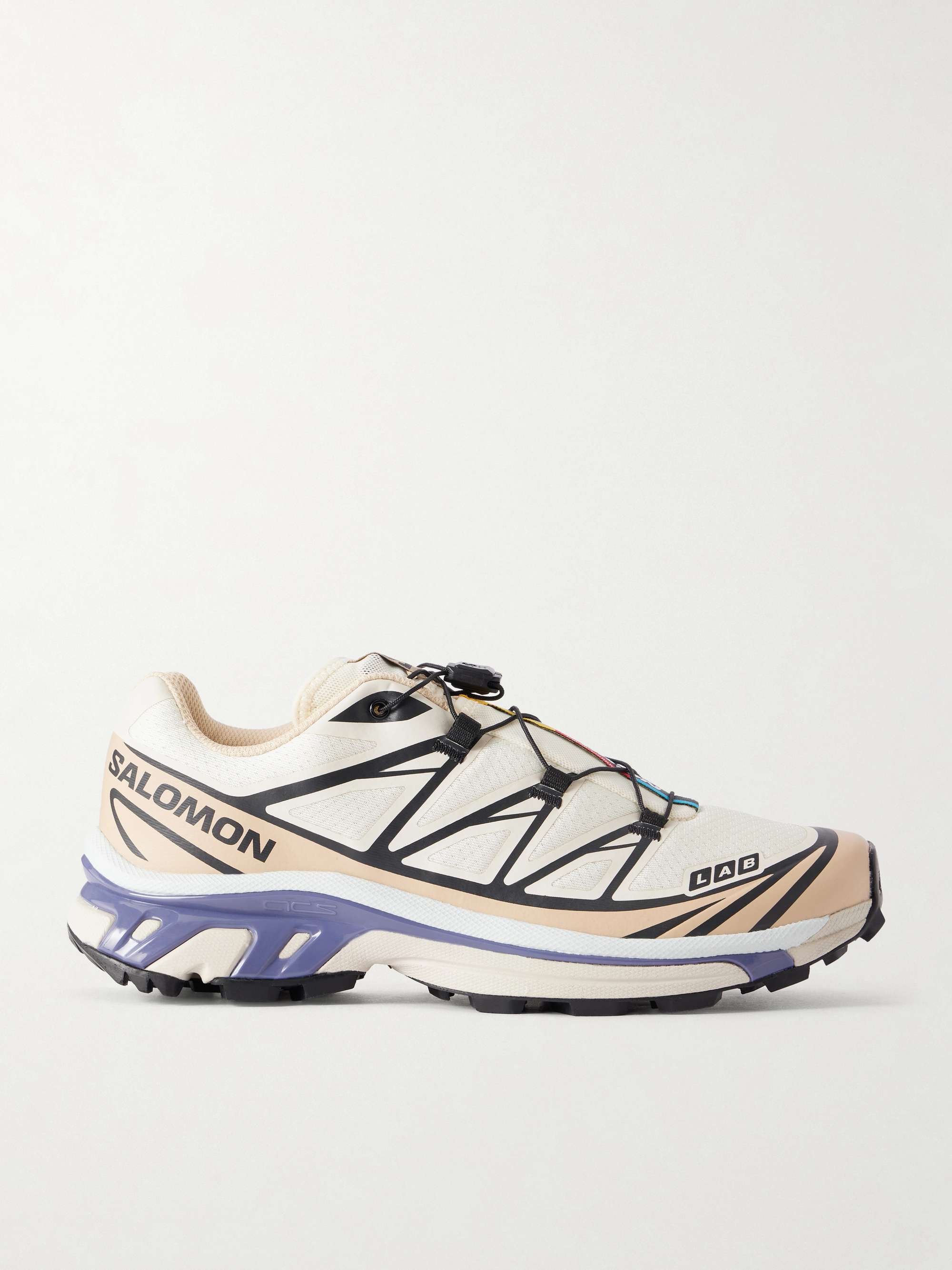Xt-6 Rubber-Trimmed Mesh Sneakers