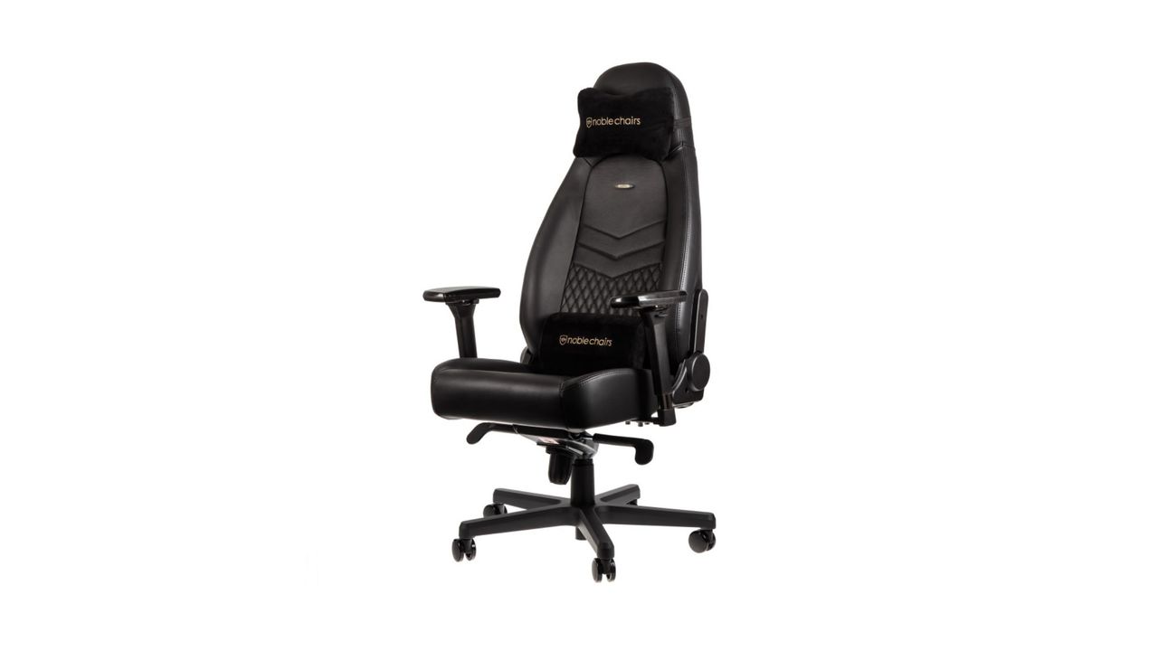 Noblechairs icon gaming chair in real leather