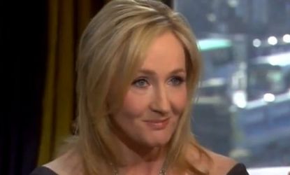 J.K. Rowling appears on "The Oprah Winfrey Show."