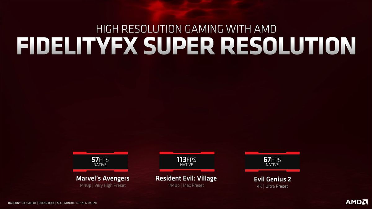AMD Radeon RX 6600 XT press deck