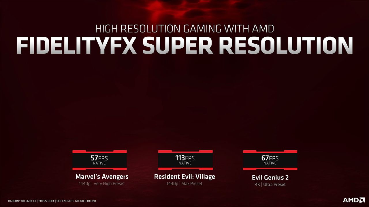 AMD Radeon RX 6600 XT press deck