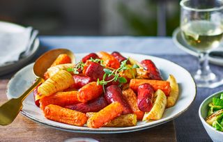 Tesco Roasting Roots Rainbow Carrots & Parsnips with Thyme, 600g, £2