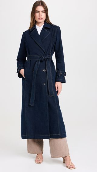 Denim Trench Coat