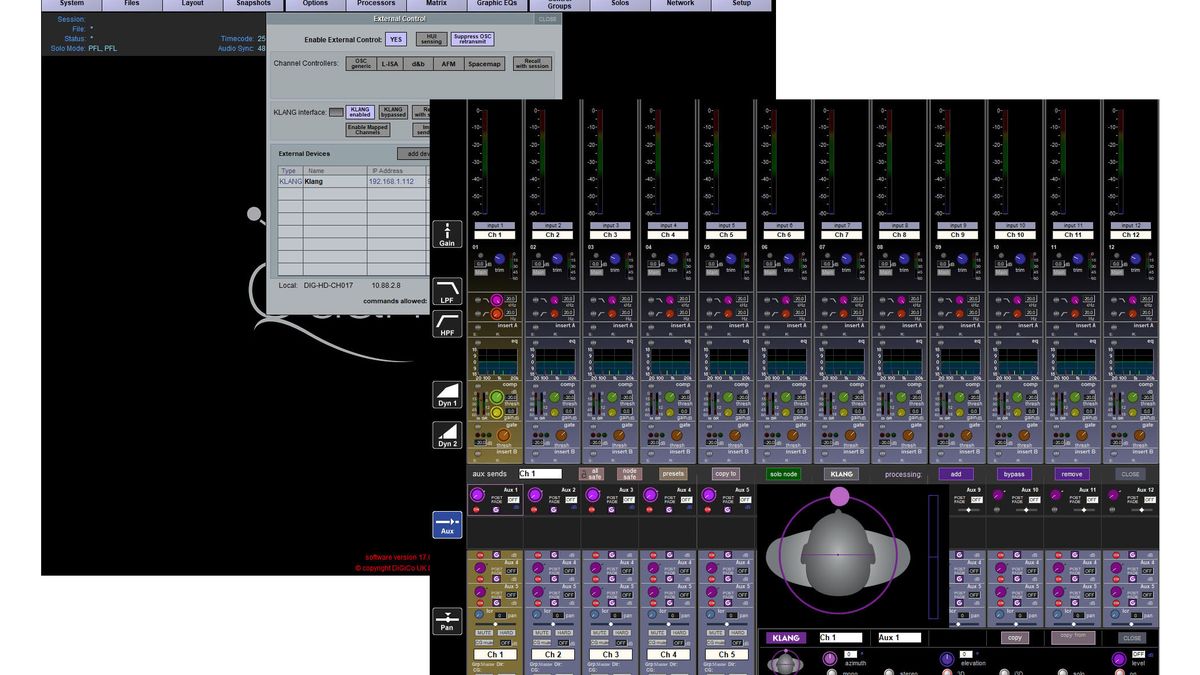 The latest DiGiCo PR - V1742 software release.