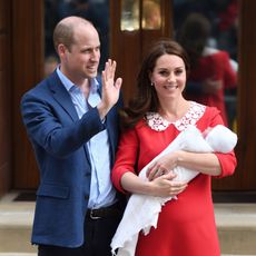 Kate Middleton, Prince William and their new baby